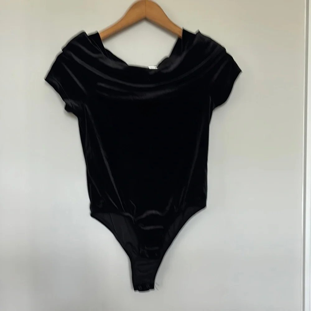 Ally B Velvet Bodysuit Sz 14 EUC